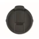 Cana de voiaj, Everestus, 2610E18465, 450 ml, 12x14 cm, Otel inoxidabil, Negru