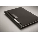 Mapa business, Everestus, 2610E17880, A5, 15x22.5x2 cm, Poliuretan, Negru
