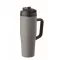Sticla termos cu perete dublu, Everestus, 2610E19362, 900 ml, Cu maner, Cu pai, 13x26 cm, Otel inoxidabil, Gri