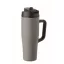 Sticla termos cu perete dublu, Everestus, 2610E19362, 900 ml, Cu maner, Cu pai, 13x26 cm, Otel inoxidabil, Gri