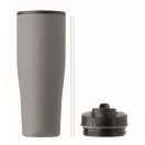 Sticla termos cu perete dublu, Everestus, 2610E19362, 900 ml, Cu maner, Cu pai, 13x26 cm, Otel inoxidabil, Gri
