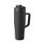 Sticla termos cu perete dublu, Everestus, 2610E19361, 900 ml, Cu maner, Cu pai, 13x26 cm, Otel inoxidabil, Albastru marin francez