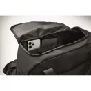 Geanta sport, Everestus, 2610E18099, 48x23x25 cm, Nylon, Negru