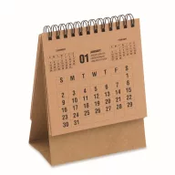  Calendar de birou pe 4 ani, Everestus, 2610E18222, 16.8x11x0.7 cm, Hartie, Bej