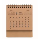 Calendar de birou pe 4 ani, Everestus, 2610E18222, 16.8x11x0.7 cm, Hartie, Bej