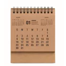 Calendar de birou pe 4 ani, Everestus, 2610E18222, 16.8x11x0.7 cm, Hartie, Bej