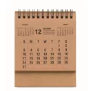 Calendar de birou pe 4 ani, Everestus, 2610E18222, 16.8x11x0.7 cm, Hartie, Bej