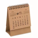 Calendar de birou pe 4 ani, Everestus, 2610E18222, 16.8x11x0.7 cm, Hartie, Bej