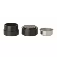   Aparat de cafea portabil, Everestus, 2610E19382, 7.2x20.9 cm, ABS, Negru