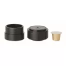 Aparat de cafea portabil, Everestus, 2610E19382, 7.2x20.9 cm, ABS, Negru