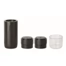 Aparat de cafea portabil, Everestus, 2610E19382, 7.2x20.9 cm, ABS, Negru