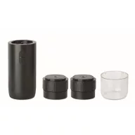   Aparat de cafea portabil, Everestus, 2610E19382, 7.2x20.9 cm, ABS, Negru