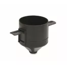 Filtru de cafea reutilizabil, Everestus, 2610E18892, 7x7x7.8 cm, Polipropilena, Negru