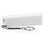 Slim PowerBank 2200mAh, Plastic, white