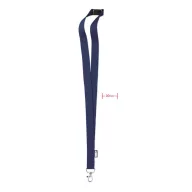   Lanyard cu carabina, 2x90 cm, Everestus, 20SEP1367, PET, Albastru
