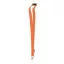 Lanyard cu carabina, 2502E14260, Everestus, 2 x 90 cm, PET, Portocaliu