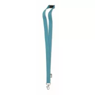   Lanyard cu carabina, 2502E14261, Everestus, 2 x 90 cm, PET, Albastru turcoaz