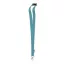 Lanyard cu carabina, 2502E14261, Everestus, 2 x 90 cm, PET, Albastru turcoaz