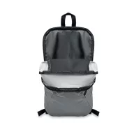   Rucsac sport casual, reflectorizant, 22x10x39 cm, Everestus, 20SEP0461, Poliester, Argintiu