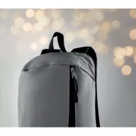   Rucsac sport casual, reflectorizant, 22x10x39 cm, Everestus, 20SEP0461, Poliester, Argintiu