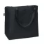 Sacosa mare pentru plaja si cumparaturi, 21MAR2196, 56x18x36 cm, Everestus, Poliester, Negru