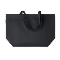   Sacosa mare pentru plaja si cumparaturi, 21MAR2196, 56x18x36 cm, Everestus, Poliester, Negru