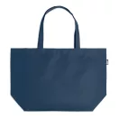 Sacosa mare pentru plaja si cumparaturi, 21MAR2197, 56x18x36 cm, Everestus, Poliester, Albastru