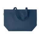 Sacosa mare pentru plaja si cumparaturi, 21MAR2197, 56x18x36 cm, Everestus, Poliester, Albastru