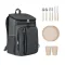Geanta picnic cu compartiment termoizolant, 21MAR1577, 44x27x19 cm, Everestus, rPET, Negru
