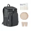 Geanta picnic cu compartiment termoizolant, 21MAR1577, 44x27x19 cm, Everestus, rPET, Negru