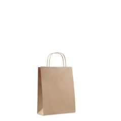   Punga cadou mica, 21MAR2863, 18x8x21 cm, Everestus, Hartie, Bej