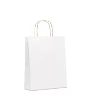   Punga cadou medie, 21MAR2862, 25x11x32 cm, Everestus, Hartie, Alb