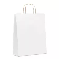   Punga cadou mare, 21MAR2856, 32x12x40 cm, Everestus, Hartie, Alb