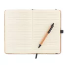 Set agenda A5 si pix, Everestus, 22FEB0892, 14.5x21x1.5 cm, Hartie, Negru