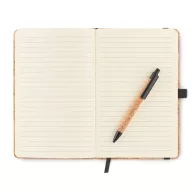   Set agenda A5 si pix, Everestus, 22FEB0892, 14.5x21x1.5 cm, Hartie, Negru