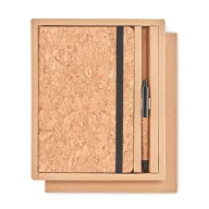   Set agenda A5 si pix, Everestus, 22FEB0892, 14.5x21x1.5 cm, Hartie, Negru