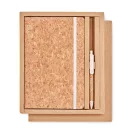 Set Agenda si Pix, 21MAR2131, 14.6x21.2x1.5 cm, A5, Dictando, Coperta cu elastic, Everestus, Hartie, Bej
