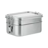   Caserola pranz, 21MAR1230, 1200 ml, 16x11.5x8 cm, Everestus, Otel, Argintiu