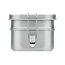 Caserola pranz, 21MAR1230, 1200 ml, 16x11.5x8 cm, Everestus, Otel, Argintiu