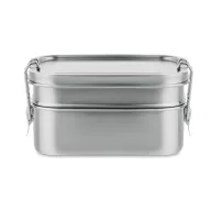   Caserola pranz, 21MAR1230, 1200 ml, 16x11.5x8 cm, Everestus, Otel, Argintiu