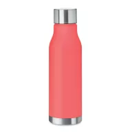   Sticla sport pentru apa, 21MAR1856, 600 ml, Ø 6x23 cm, Everestus, Plastic, Otel, Transparent, Rosu