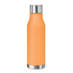   Sticla sport pentru apa, 21MAR1855, 600 ml, Ø 6x23 cm, Everestus, Plastic, Otel, Transparent, Portocaliu