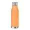 Sticla sport pentru apa, 21MAR1855, 600 ml, Ø 6x23 cm, Everestus, Plastic, Otel, Transparent, Portocaliu