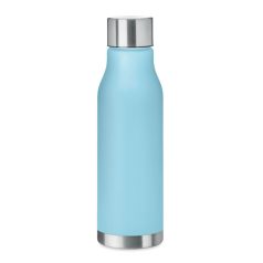   Sticla sport pentru apa, 21MAR1853, 600 ml, Ø 6x23 cm, Everestus, Plastic, Otel, Transparent, Albastru