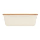 Caserola pranz, Everestus, 21AUG030, Polipropilena, Bambus, 20x13.5x6.5 cm, Bej