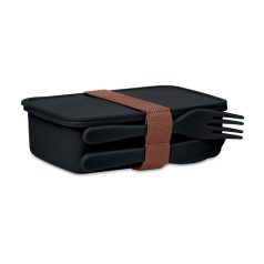   Caserola pranz, Everestus, 21AUG022, Plastic, 16x11x5 cm, Negru