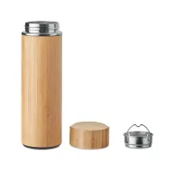   Termos, Everestus, 21AUG299, 480 ml, Otel, Bambus, Ø6.5x22.5 cm, Natur