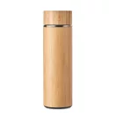 Termos, Everestus, 21AUG299, 480 ml, Otel, Bambus, Ø6.5x22.5 cm, Natur