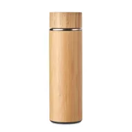   Termos, Everestus, 21AUG299, 480 ml, Otel, Bambus, Ø6.5x22.5 cm, Natur