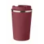 Cana de voiaj, Everestus, 2610E18496, 350 ml, Ø8.8x15.1 cm, Otel inoxidabil, Rosu Burgundy